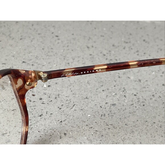 Vintage Retro Wilshire Designs Eyeglasses Frames Only WD 859 to 135 Tortoise - Picture 6 of 13